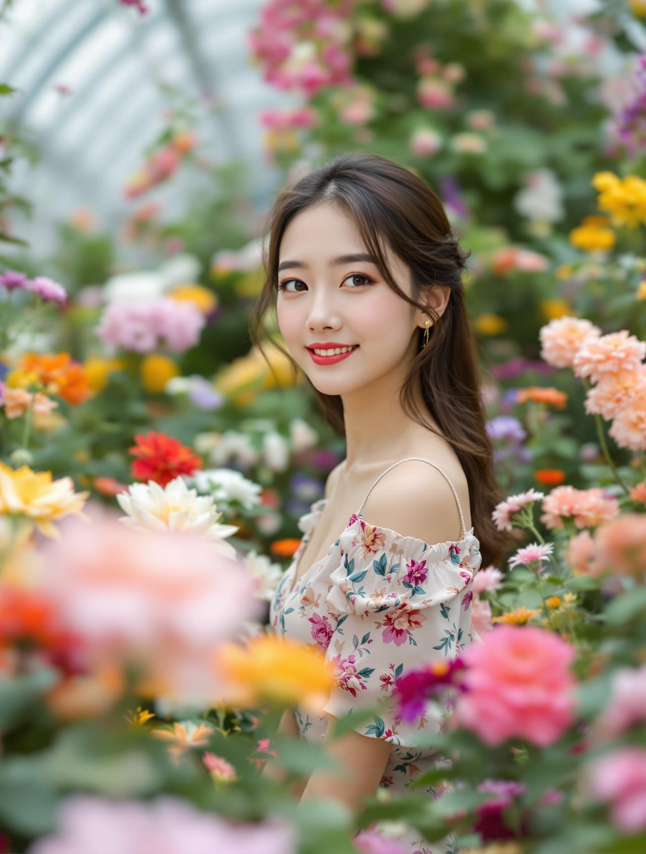 花房姑娘 - 林小花 - INS风风格唯美写真 - 私房俱乐部推荐